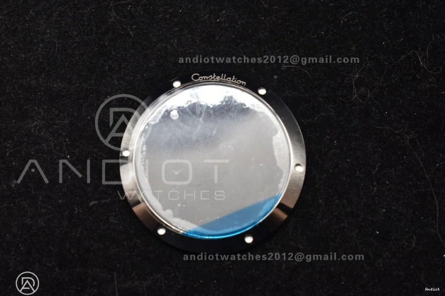 Gray Best Strap Constellation Edition 1:1 Gummy SS VSF Super A8900 on Black Clone Dial 0208